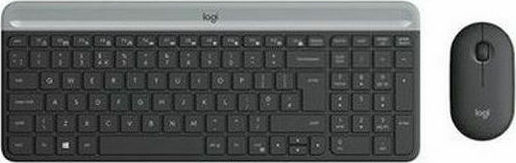 Logitech MK470 Ασύρματο Σετ Πληκτρολόγιο & Ποντίκι Αγγλικό US Γκρι - Image 6