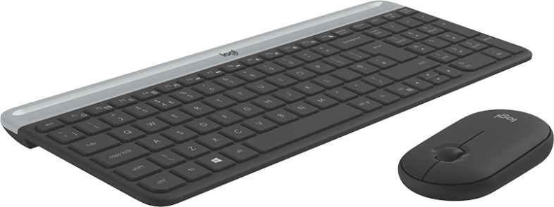 Logitech MK470 Ασύρματο Σετ Πληκτρολόγιο & Ποντίκι Αγγλικό US Γκρι - Image 7