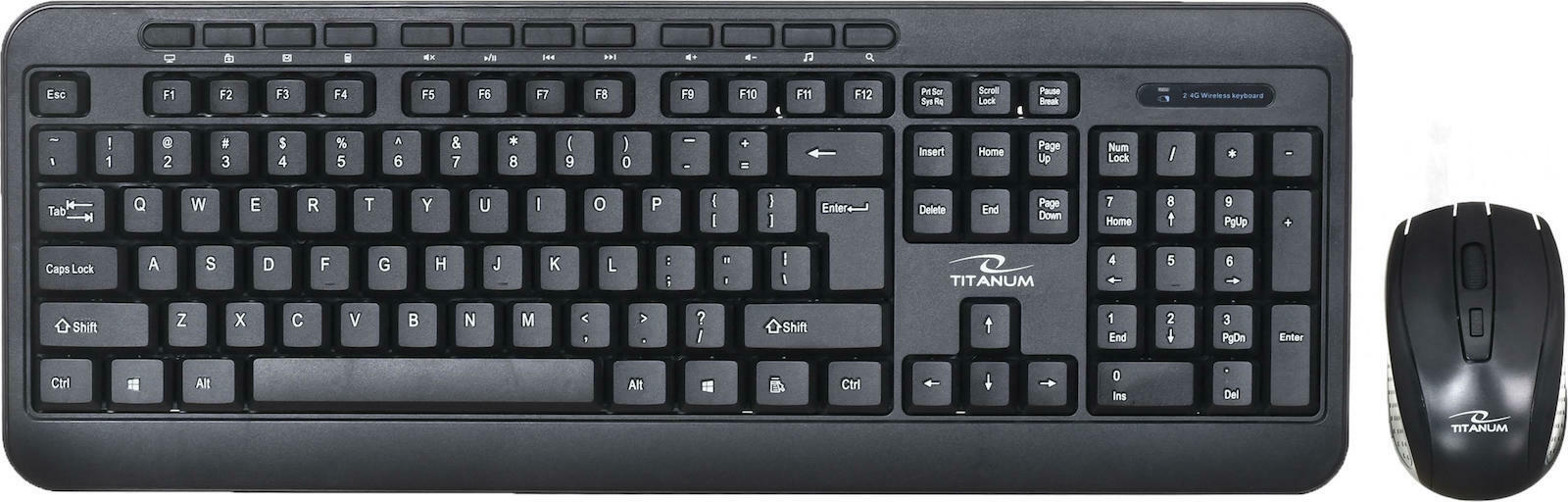 Esperanza Akron TK109 Ασύρματο - Σετ με Ποντίκι Αγγλικό US - Image 3
