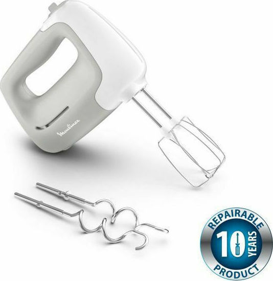 Moulinex Μίξερ Χειρός 450W Γκρι - Image 8