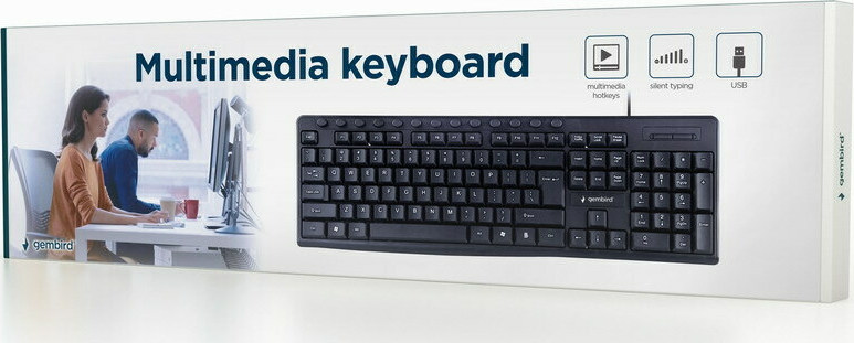 Gembird KB-UM-107 Αγγλικό US - Image 3