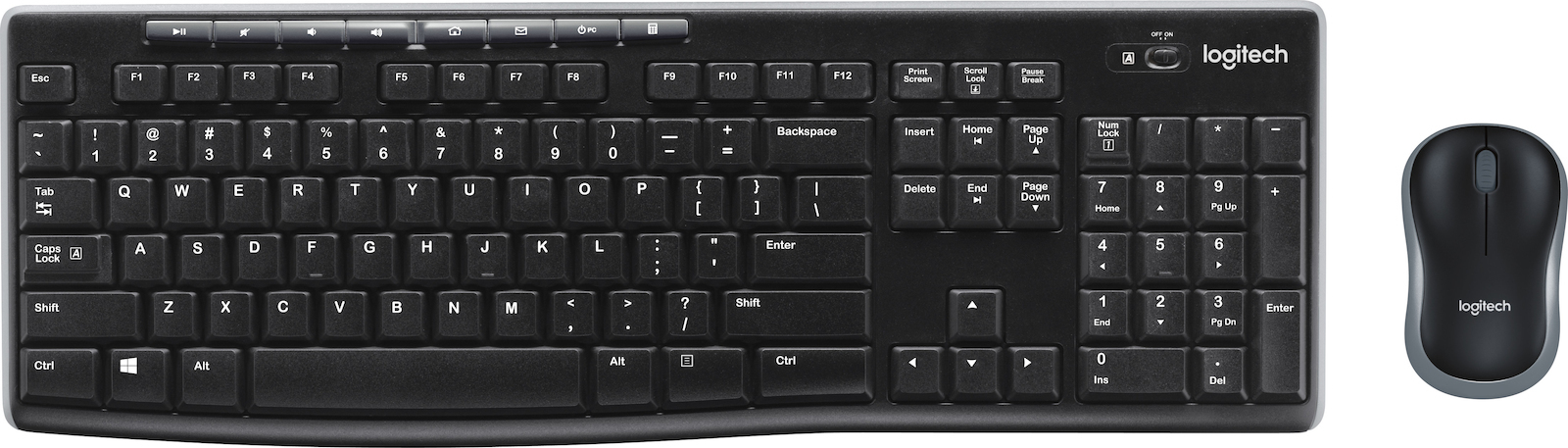 Logitech Wireless Combo MK270 Σετ Πληκτρολόγιο & Ποντίκι International English - Image 6