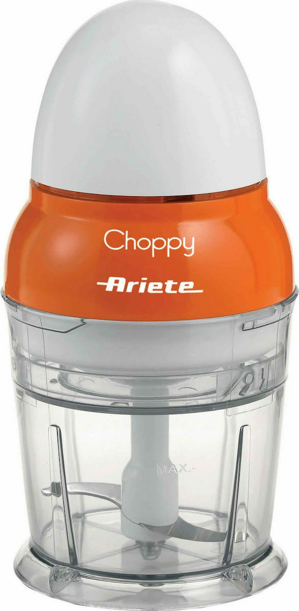 Ariete Choppy Πολυκόπτης Multi 160W με Δοχείο 250ml Πορτοκαλί