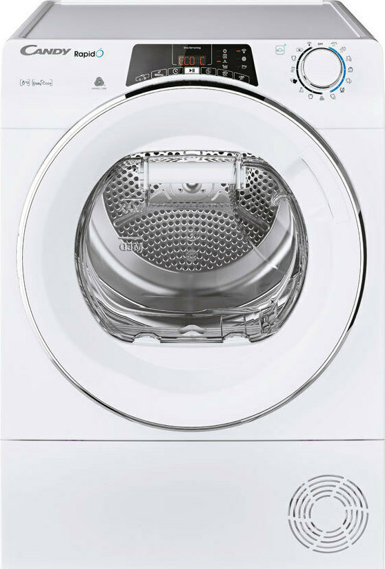 Candy ROE H8A2TCEX-S Στεγνωτήριο 8kg A++ με Αντλία Θερμότητας