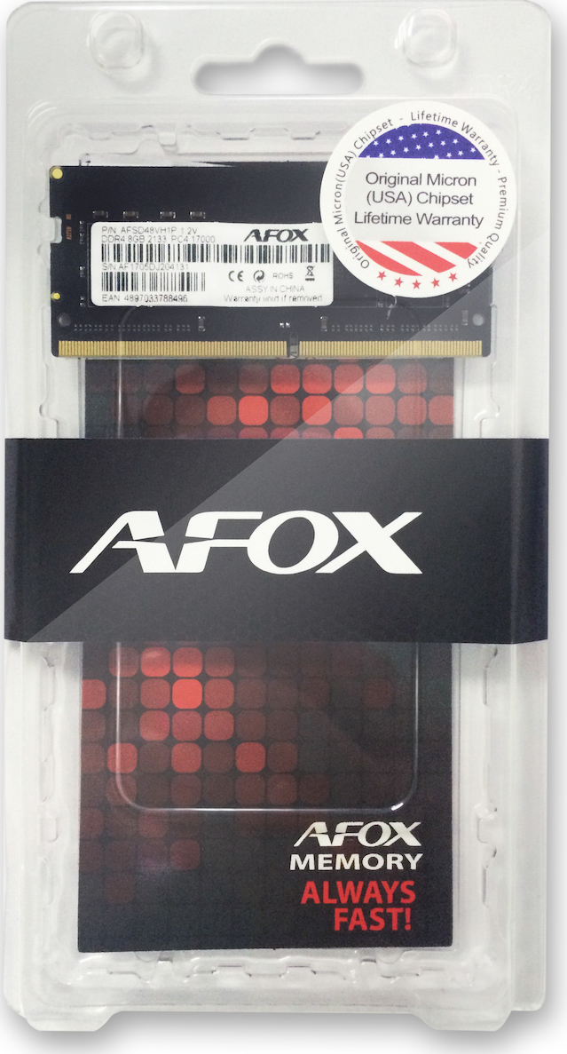 Afox 8GB DDR4 AFSD48VH1P