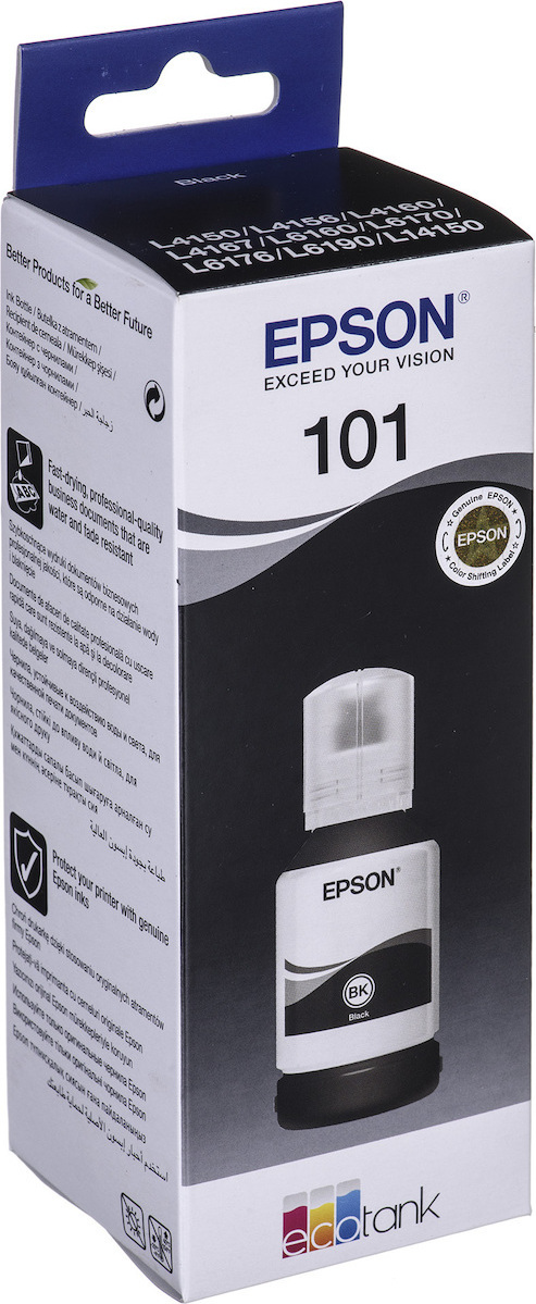 Epson 101 Γνήσιο Μελάνι Εκτυπωτή InkJet Μαύρο (C13T03V14A) - Image 2