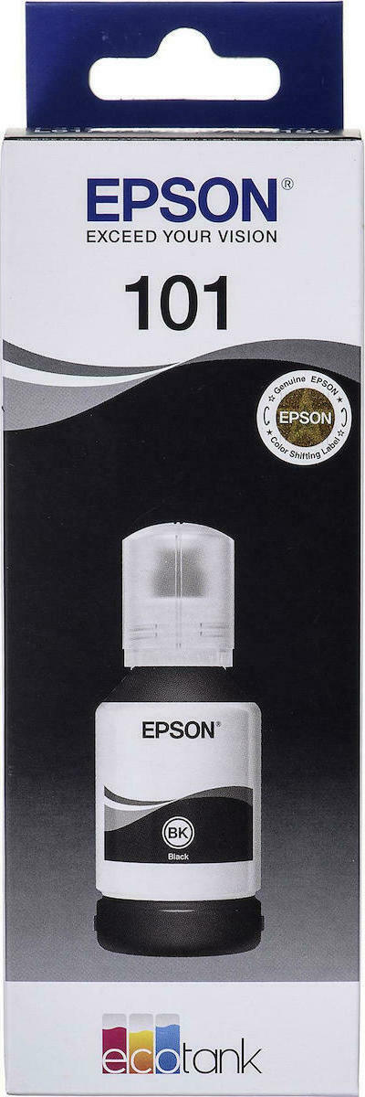Epson 101 Γνήσιο Μελάνι Εκτυπωτή InkJet Μαύρο (C13T03V14A)