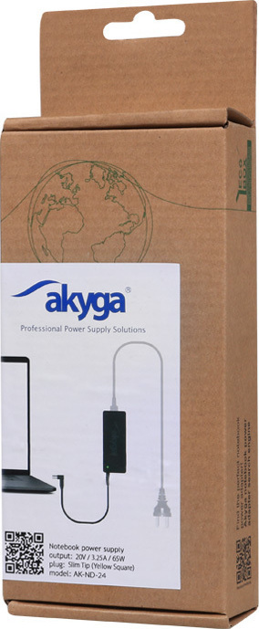 Akyga Φορτιστής Laptop 65W 20V 3.25A για Lenovo χωρίς Καλώδιο Τροφοδοσίας - Image 6