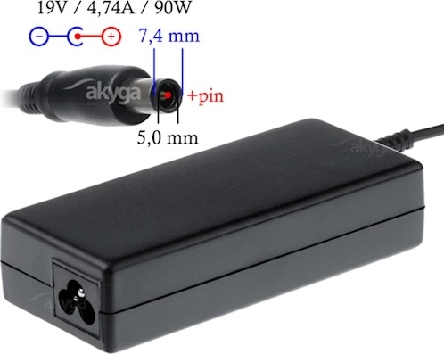 Akyga Φορτιστής Laptop 90W 19.0V 4.7A για HP χωρίς Καλώδιο Τροφοδοσίας - Image 6