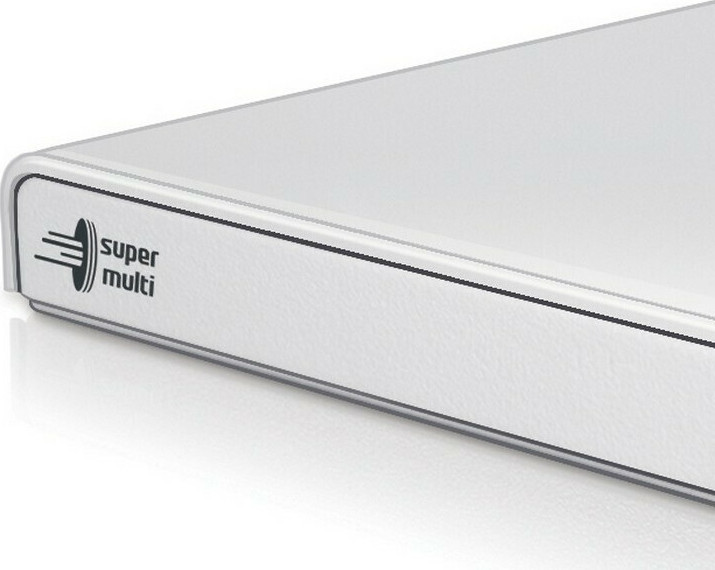Hitachi-LG Data Storage Εξωτερικός Οδηγός Εγγραφής/Ανάγνωσης CD/DVD για Laptop / Desktop Λευκό GP57EW40.AHLE10B - Image 4