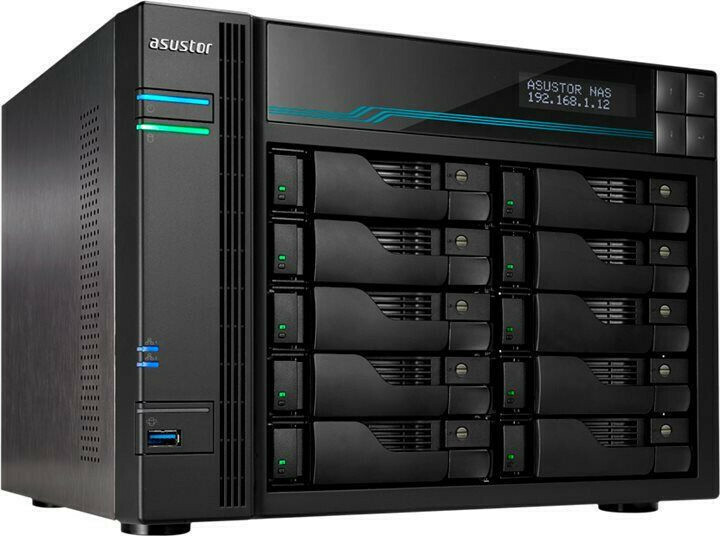 Asustor Lockerstor 10 (AS6510T) NAS Tower με 10 θέσεις για HDD/M.2/SSD και 2 θύρες Ethernet - Image 4