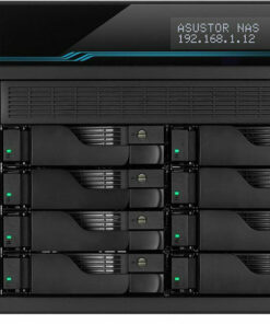 Asustor Lockerstor 8 (AS6508T) NAS Tower με 8 θέσεις για HDD/M.2/SSD και 2 θύρες Ethernet