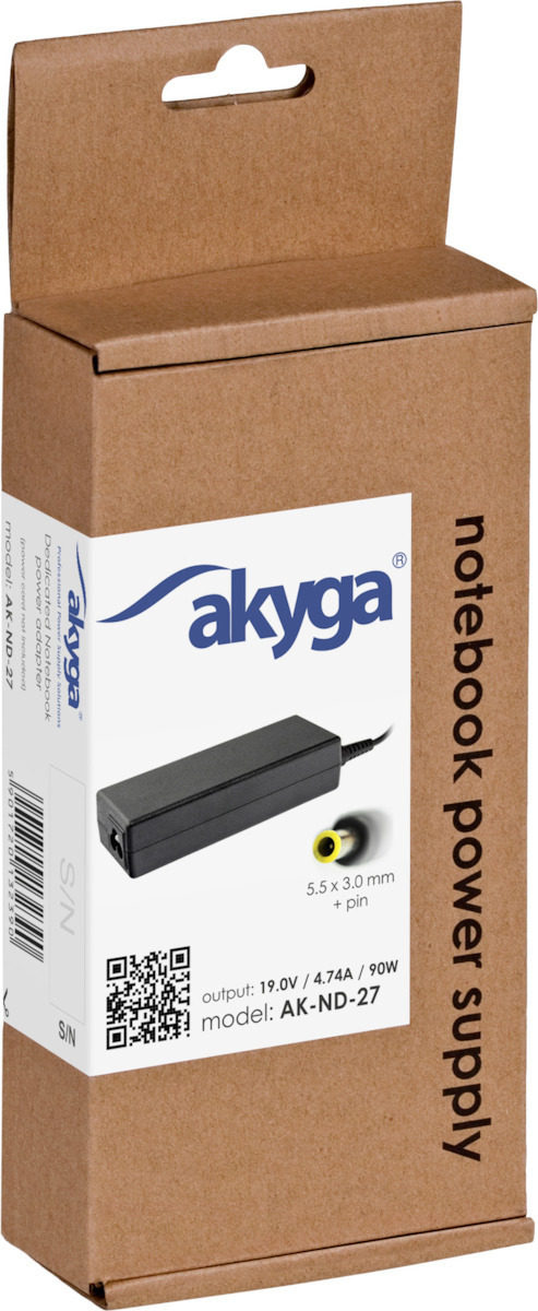 Akyga Universal Φορτιστής Laptop 90W 19V 4.74A χωρίς Καλώδιο Τροφοδοσίας - Image 7