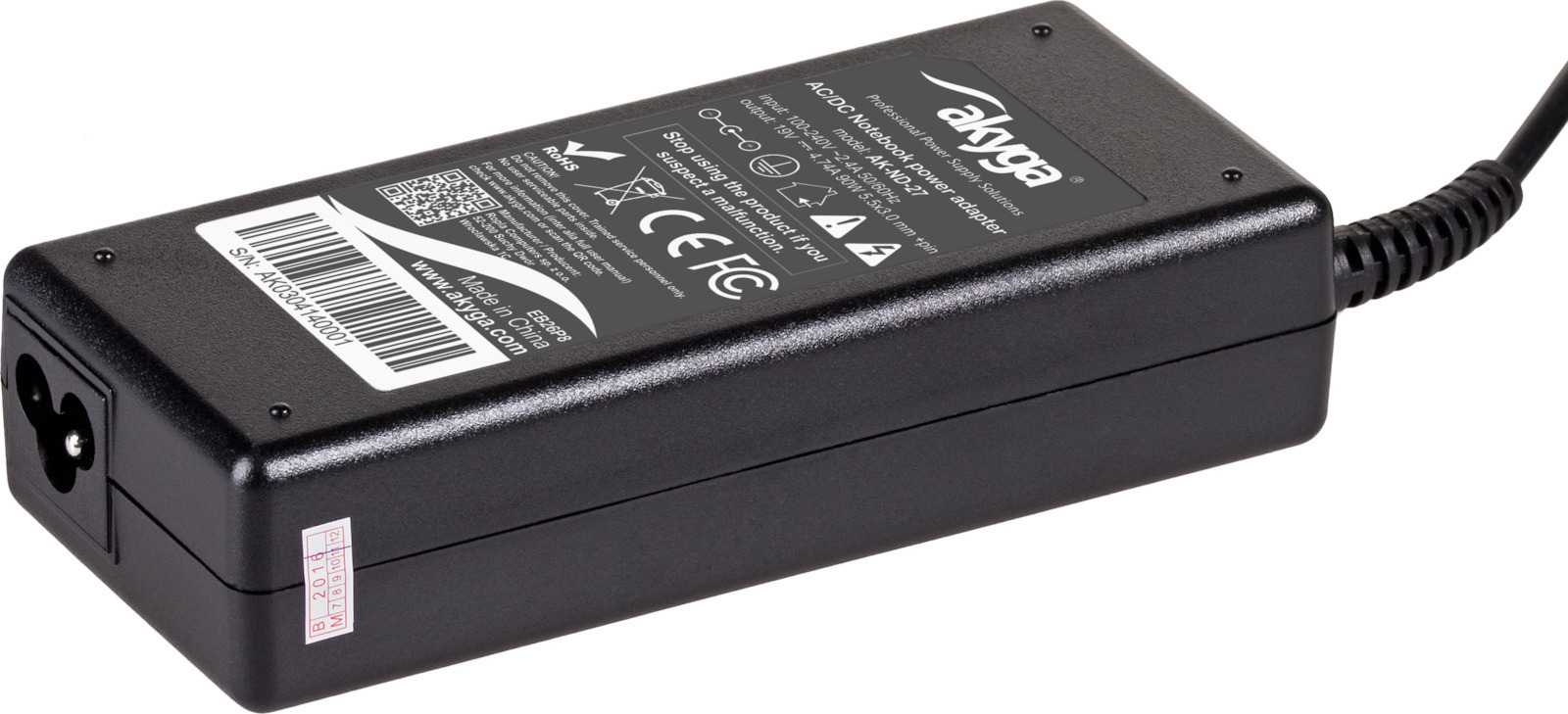 Akyga Universal Φορτιστής Laptop 90W 19V 4.74A χωρίς Καλώδιο Τροφοδοσίας - Image 5