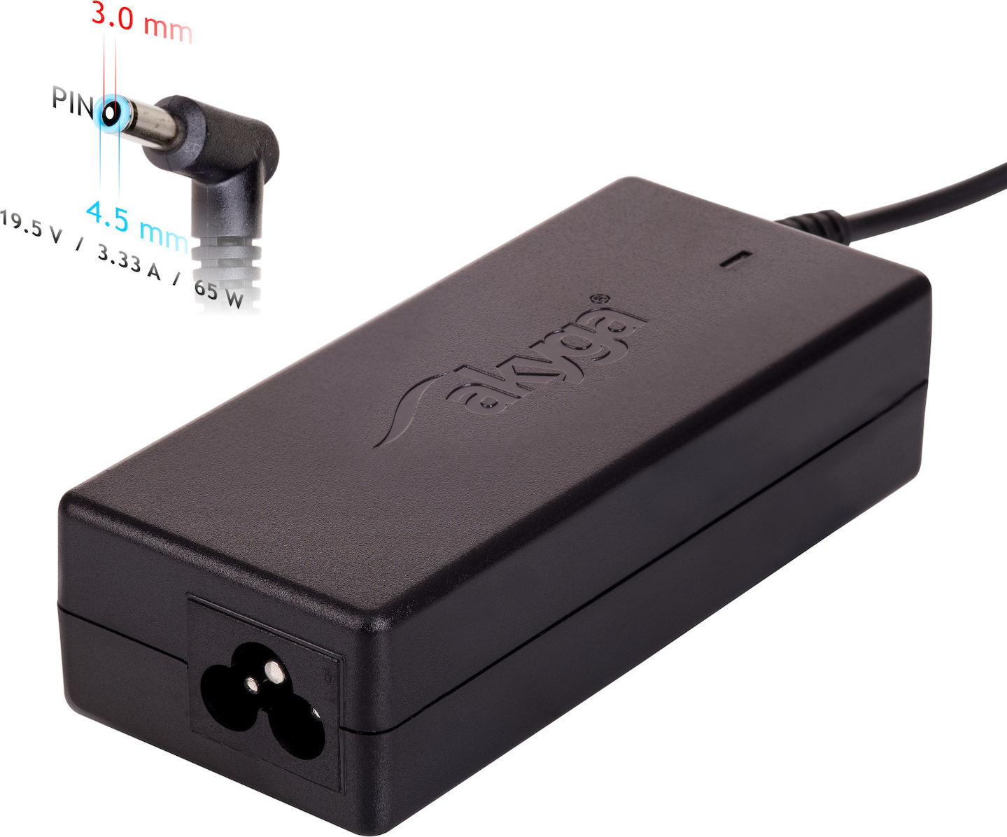 Akyga Universal Φορτιστής Laptop 65W 19.5V 3.33A χωρίς Καλώδιο Τροφοδοσίας (AK-ND-25) - Image 4