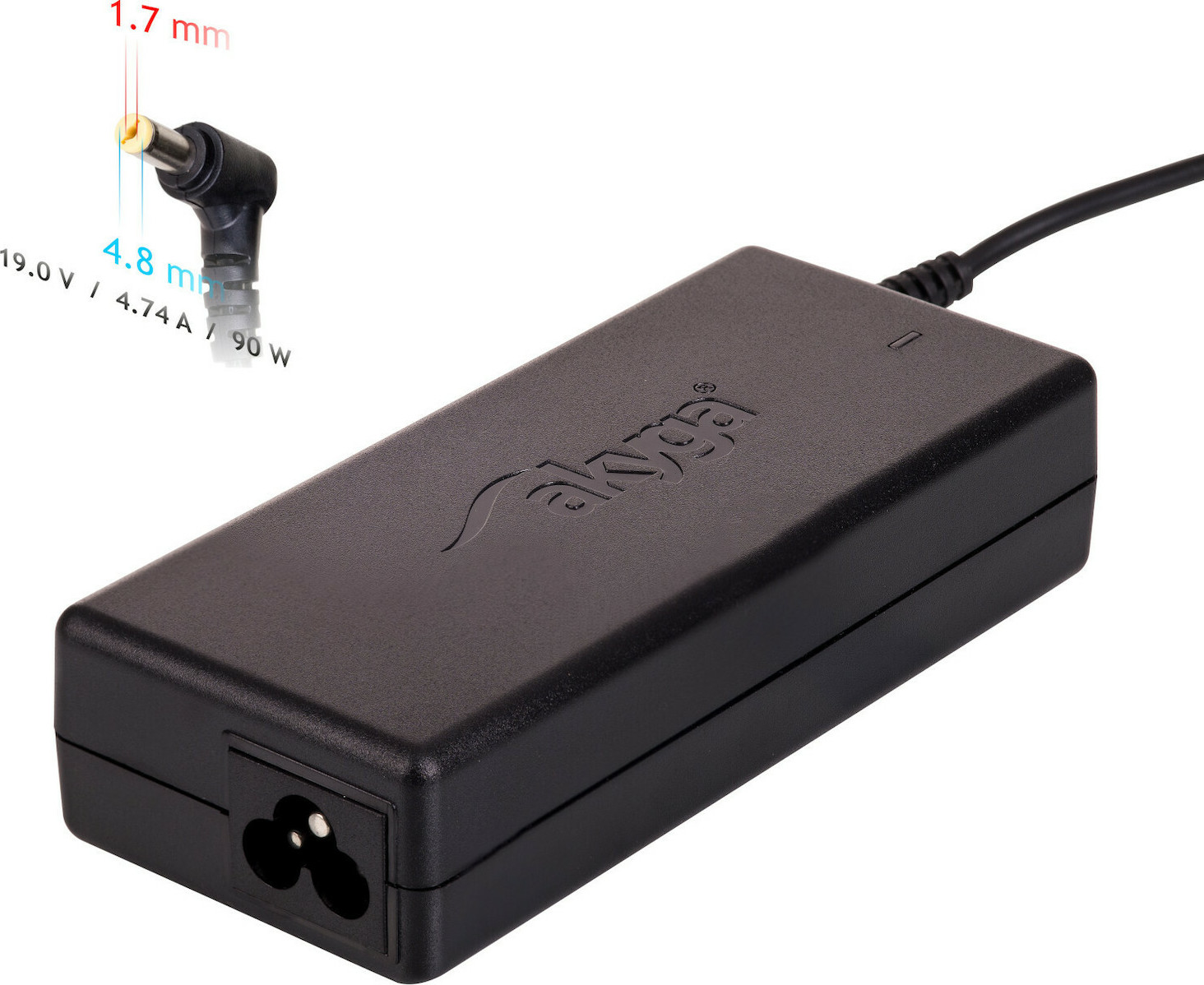 Akyga Φορτιστής Laptop 90W 19.0V 4.74A για HP χωρίς Καλώδιο Τροφοδοσίας - Image 8