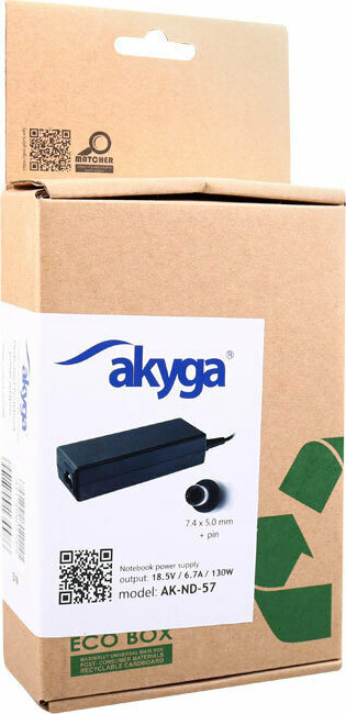 Akyga Φορτιστής Laptop 130W 18.5V 6.7A για Dell χωρίς Καλώδιο Τροφοδοσίας - Image 4
