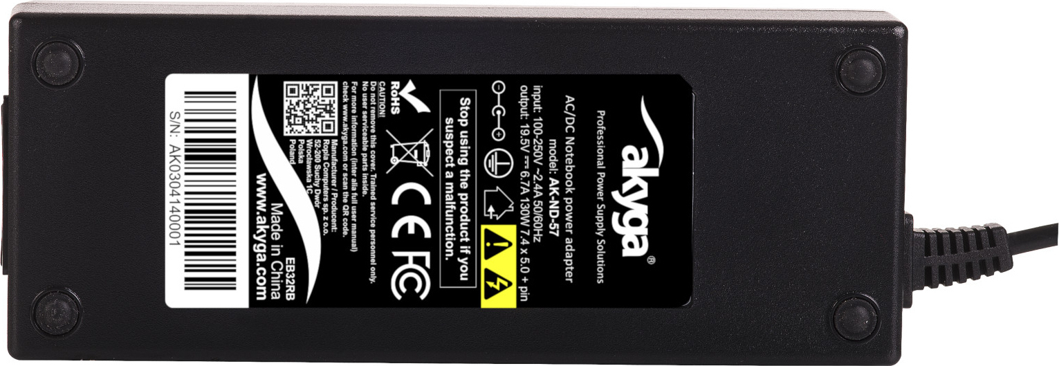 Akyga Φορτιστής Laptop 130W 18.5V 6.7A για Dell χωρίς Καλώδιο Τροφοδοσίας - Image 8