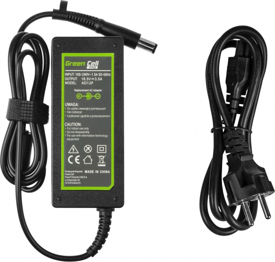 Green Cell Φορτιστής Laptop 65W 18.5V 3.5A για Compaq με Αποσπώμενο Καλώδιο Τροφοδοσίας - Image 3