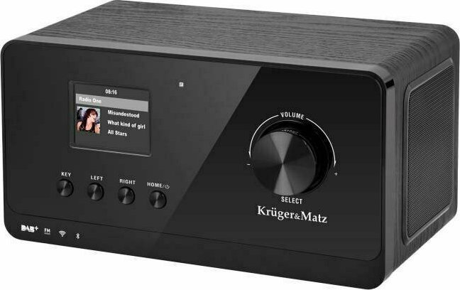 Kruger & Matz KM0816 Επιτραπέζιο Ραδιόφωνο Ρεύματος DAB+ με Bluetooth Μαύρο - Image 9