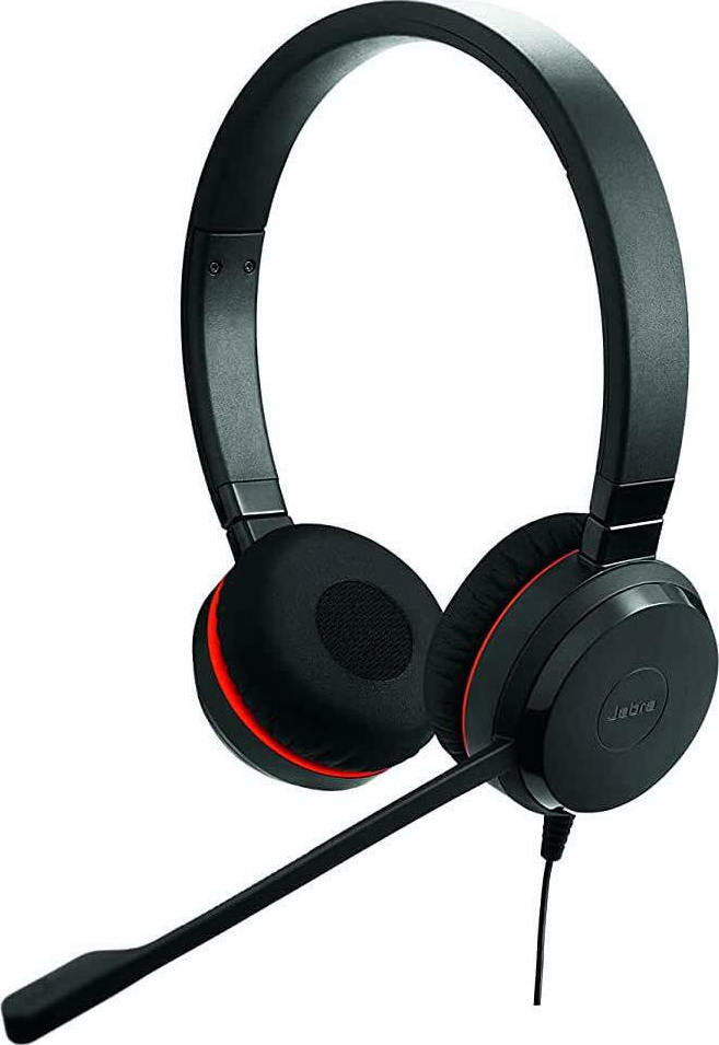 Jabra Evolve 20 SE USB-C Microsoft Teams Leatherette On Ear Multimedia Ακουστικά με μικροφωνο και σύνδεση USB-C