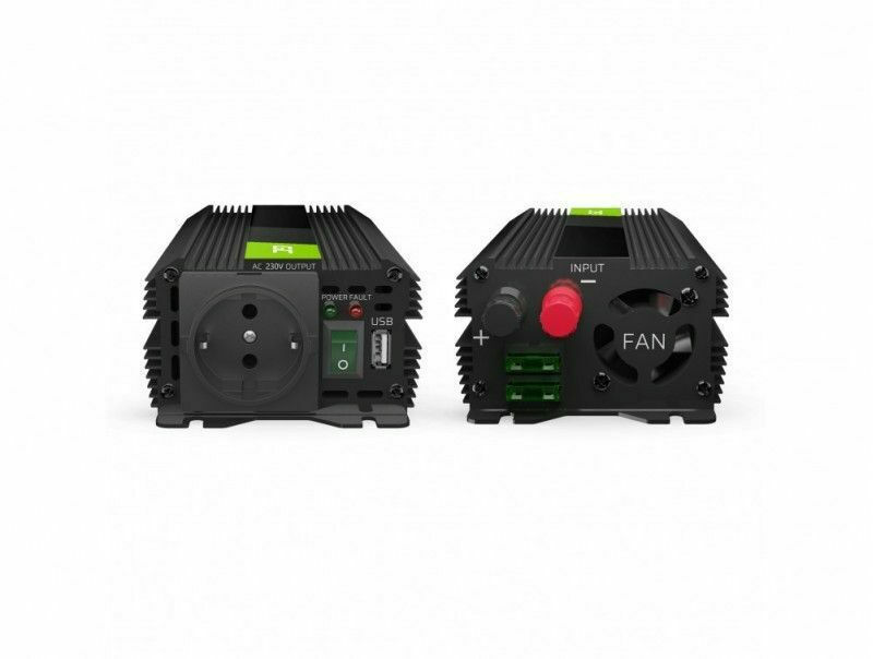 Green Cell Inverter Αυτοκινήτου Τροποποιημένου Ημιτόνου 500W για Μετατροπή 24V DC σε 230V AC με 1xUSB - Image 12