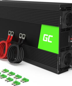 Alternative view of Green Cell Modified Sine Inverter Αυτοκινήτου Τροποποιημένου Ημιτόνου 1500W για Μετατροπή 24V DC σε 230V AC με 1xUSB