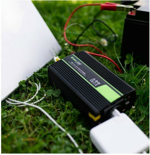 Green Cell Car Power Inverter Αυτοκινήτου Τροποποιημένου Ημιτόνου 600W για Μετατροπή 24V DC σε 230V AC με 1xUSB - Image 7