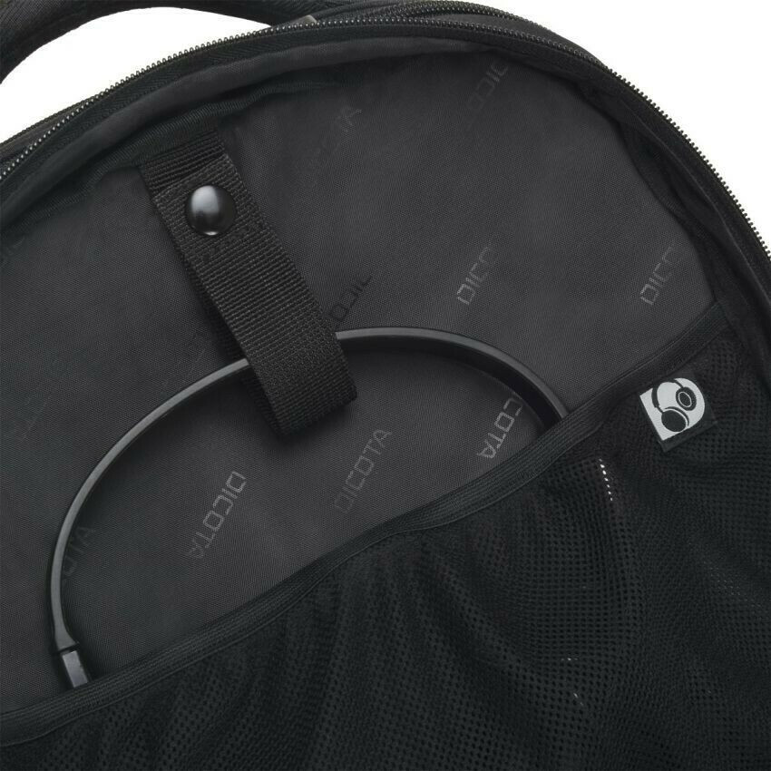 Dicota Eco Select Τσάντα Πλάτης 17.3" Μαύρη - Image 4