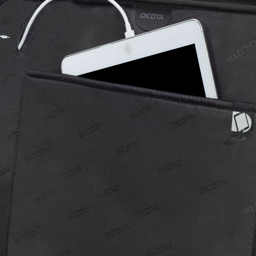 Dicota Eco Select Τσάντα Πλάτης 17.3" Μαύρη - Image 10