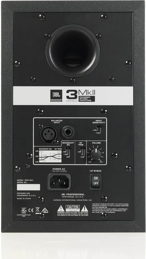 JBL 308P MkII Αυτοενισχυόμενο Ηχείο Studio Monitor 2 Δρόμων με Bluetooth 112W (Τεμάχιο) Μαύρο - Image 5
