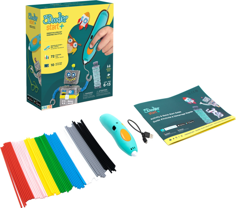 3Doodler 3D Pen Start Plus Turquoise για Παιδιά 6+ Ετών - Image 2