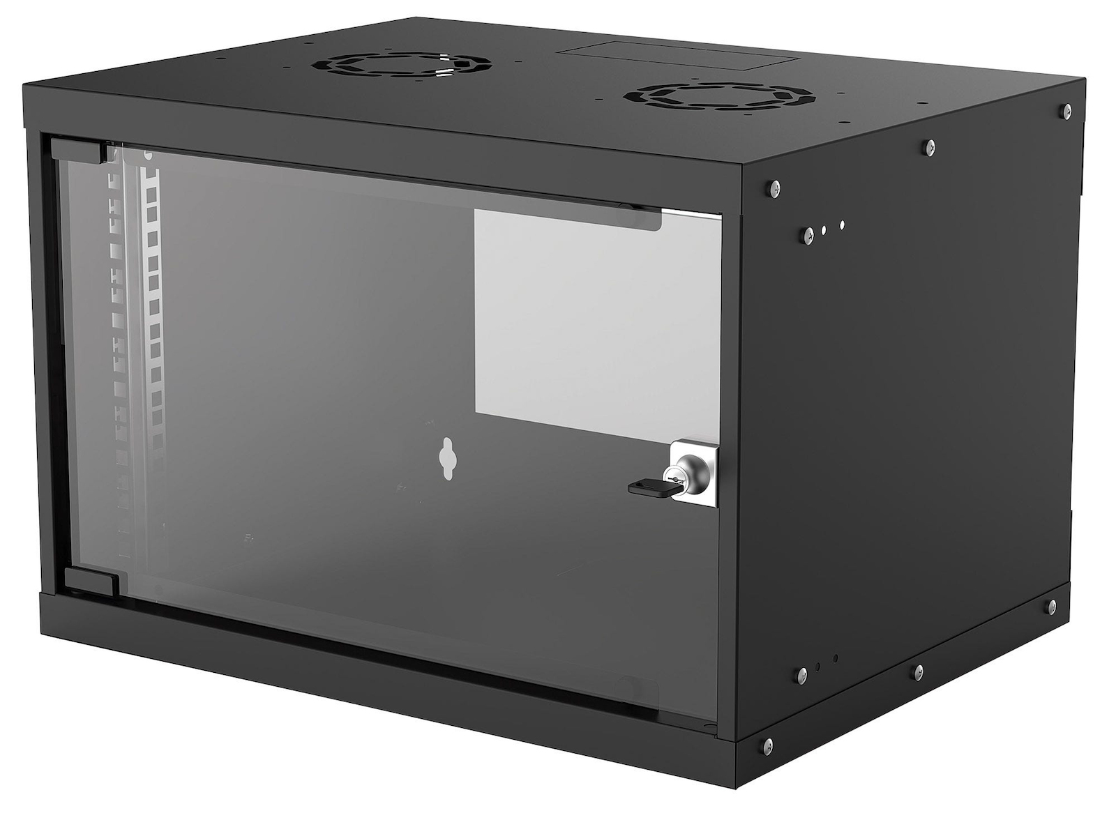 Intellinet Επιτοίχια Καμπίνα Rack 6U 54x40x35.3cm Μαύρο 714143