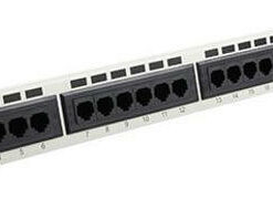 Lanberg Patch Panel για Rack 1U 19" 24 Θυρών cat5e Γκρι