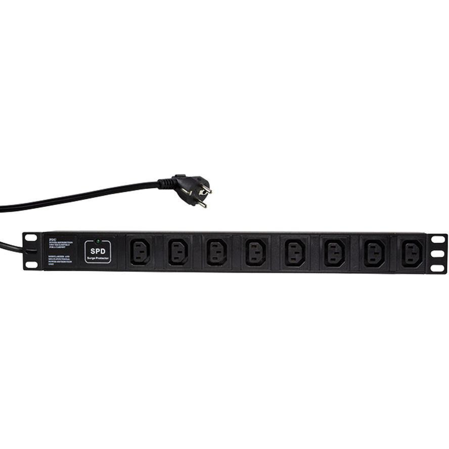 LogiLink Πολύπριζο Rack 19" 8xIEC PDU8A01
