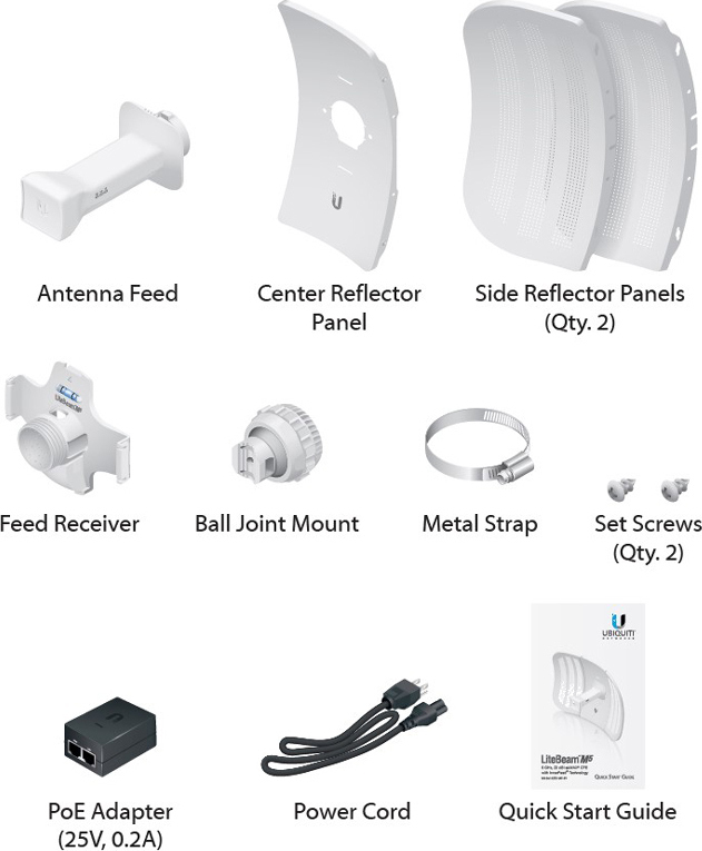 Ubiquiti Litebeam M5 Εξωτερική Κεραία WiFi Παραβολική 23dBi με σύνδεση Ethernet - Image 8