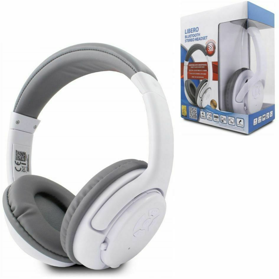 Esperanza EH163 Libero Ασύρματα Bluetooth On Ear Ακουστικά με 4 ώρες Λειτουργίας Λευκά - Image 3
