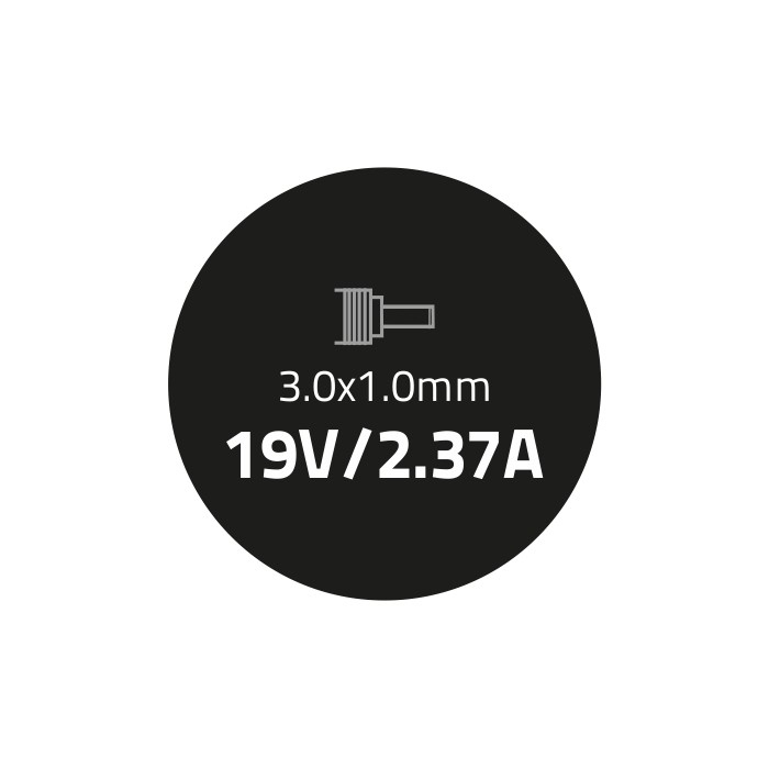 Qoltec Φορτιστής Laptop 45W 19V 2.37A για Asus χωρίς Καλώδιο Τροφοδοσίας - Image 3