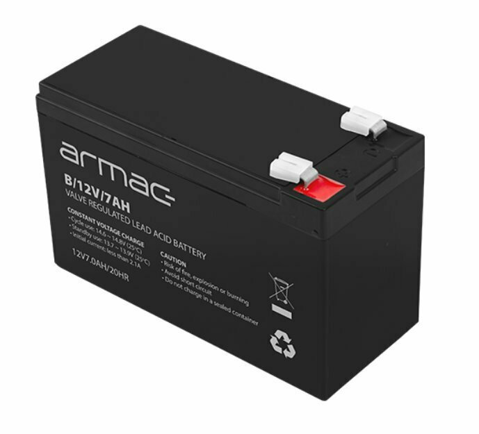 Armac με Χωρητικότητα 7Ah και Τάση 12V B/12V/7AH 1τμχ - Image 2