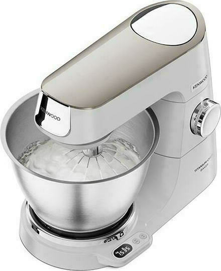 Kenwood Titanium Chef Baker XL KVL65.001WH Κουζινομηχανή 1200W με Ανοξείδωτο Κάδο 7lt - Image 2