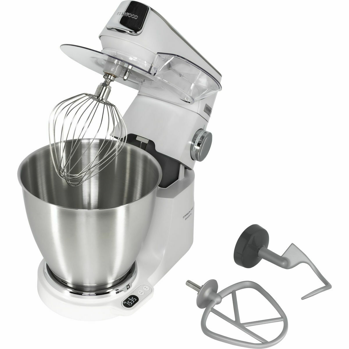 Kenwood Titanium Chef Baker XL KVL65.001WH Κουζινομηχανή 1200W με Ανοξείδωτο Κάδο 7lt - Image 4