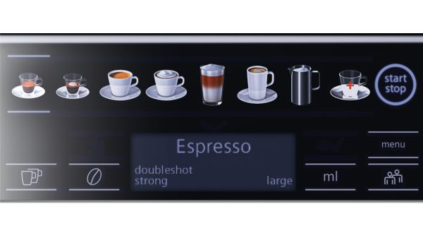 Siemens Eq.6 Plus S500 Αυτόματη Μηχανή Espresso 1500W Πίεσης 19bar με Μύλο Άλεσης Μαύρη - Image 5