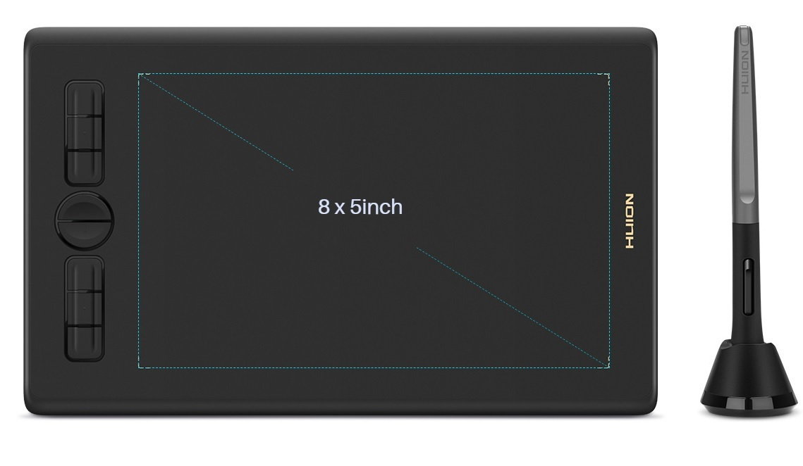 Huion Inspiroy H580X Γραφίδα Σχεδίασης χωρίς Οθόνη - Image 8