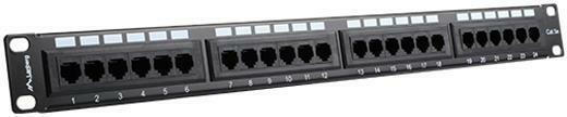Lanberg Patch Panel για Rack 1U 19" 24 Θυρών cat5e Μαύρο - Image 2