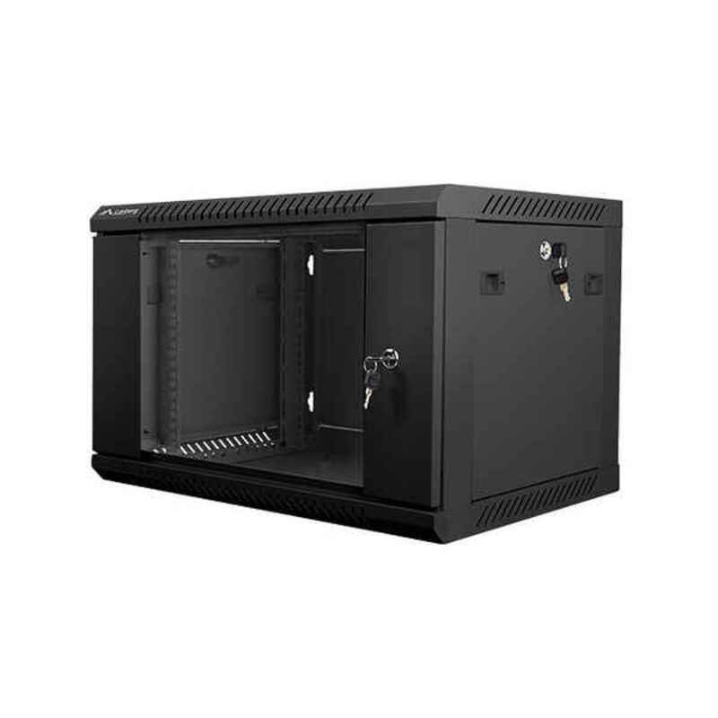 Lanberg Επιτοίχια Καμπίνα Rack 6U 60x45x37.9cm Μαύρο WF01-6406-10B - Image 3