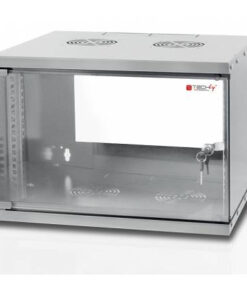 Alternative view of Techly 19 "6U prof. 450 Επιτοίχια Καμπίνα Rack 6U Γκρι I-CASE EL-1006G45