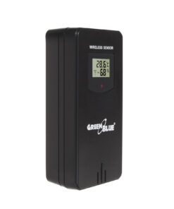 Alternative view of Green Blue GB522 Μετεωρολογικός Σταθμός Ψηφιακός Επιτραπέζιος Μαύρος