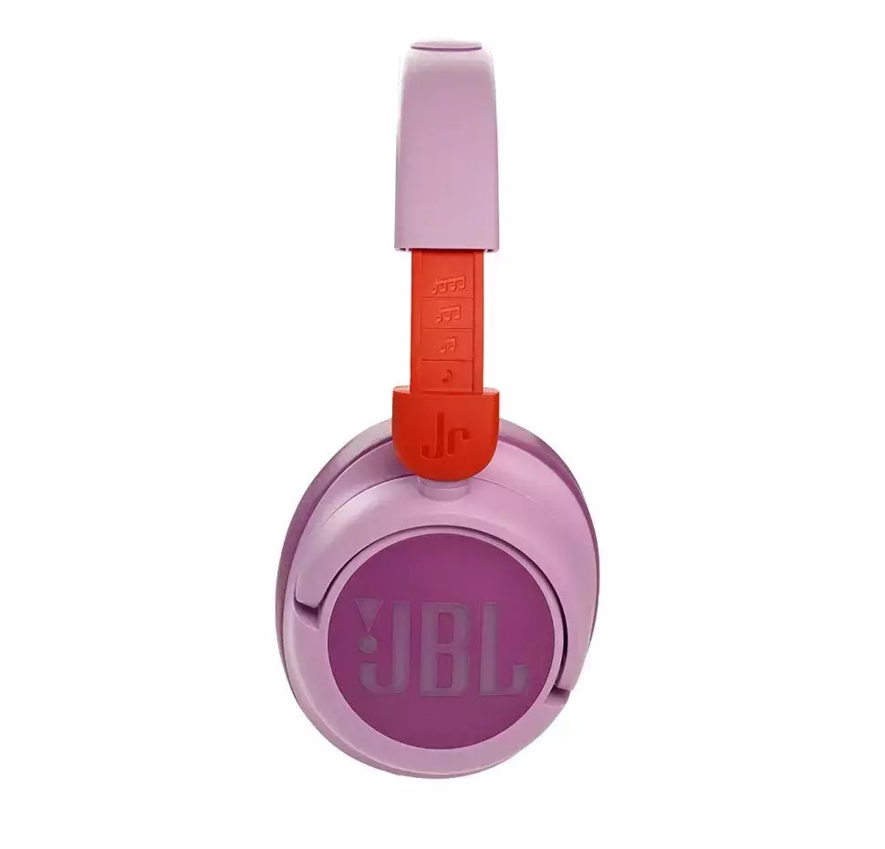 JBL JR460NC Ασύρματα / Ενσύρματα Παιδικά Over Ear Ακουστικά με 20 ώρες Λειτουργίας και Quick Charge Ροζ - Image 4