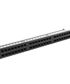 Alternative view of Lanberg Patch Panel για Rack 1U 19" 48 Θυρών cat5e Μαύρο