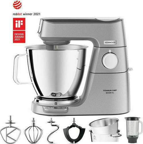 Kenwood Titanium Chef Baker XL Κουζινομηχανή 1200W με Ανοξείδωτο Κάδο 7lt - Image 5